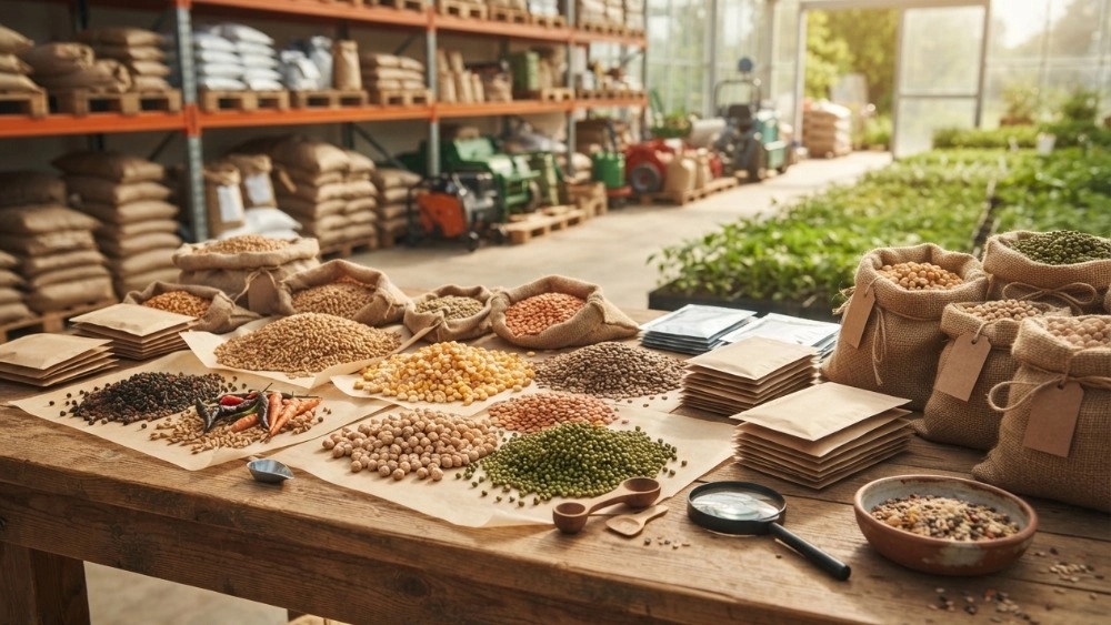 فروش عمده انواع بذر صیفی‌ جات و غلات گستر نگین خراسان